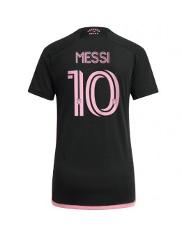 Billige Inter Miami Lionel Messi #10 Bortedrakt Dame 2024-25 Kortermet